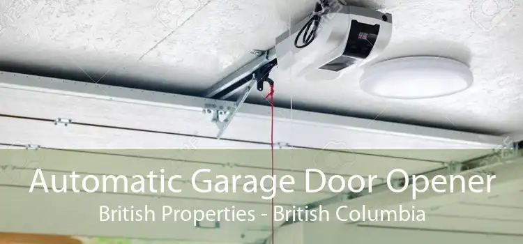 Automatic Garage Door Opener British Properties - British Columbia