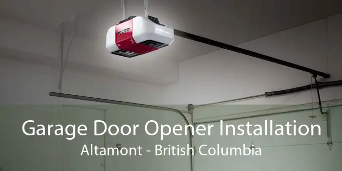 Garage Door Opener Installation Altamont - British Columbia