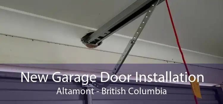 New Garage Door Installation Altamont - British Columbia