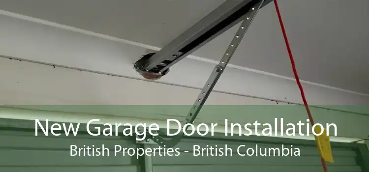 New Garage Door Installation British Properties - British Columbia