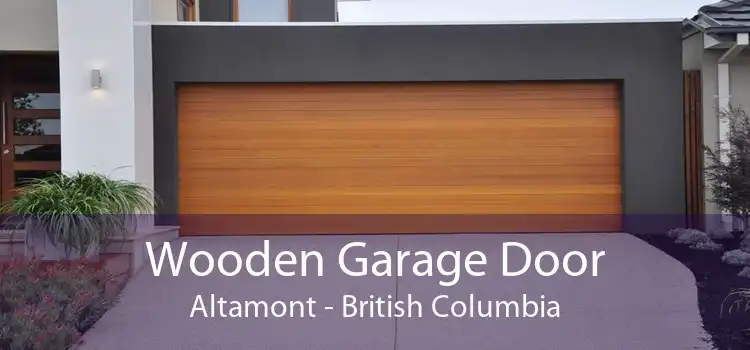 Wooden Garage Door Altamont - British Columbia