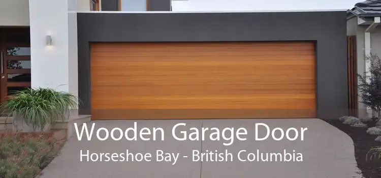 Wooden Garage Door Horseshoe Bay - British Columbia