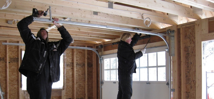 overhead garage door installation in British Properties